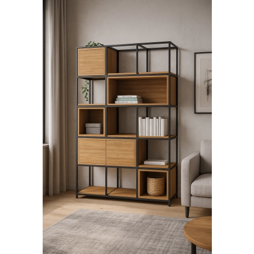 REGAŁ NA KSIĄŻKI METALOWE  RNK-180B